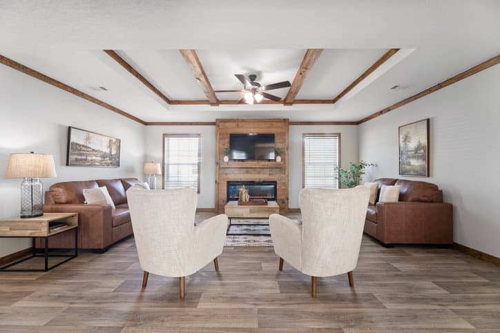 The reece by cavco moultrie interior home features