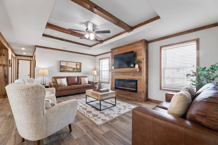 The reece by cavco moultrie interior home features
