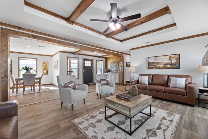 The reece by cavco moultrie interior home features