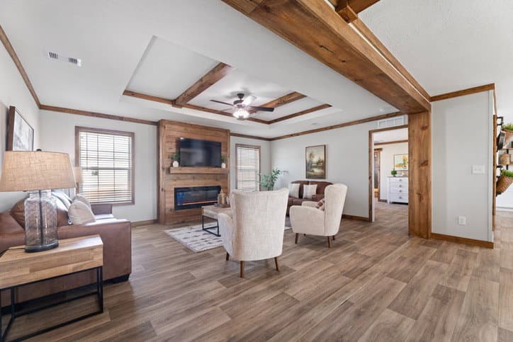 The reece by cavco moultrie interior home features
