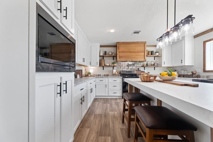 The reece by cavco moultrie kitchen home features