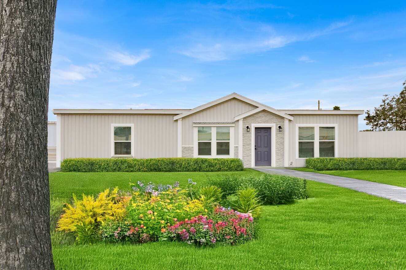 The quinn by cavco palm harbor in plant city hero, elevation, and exterior home features