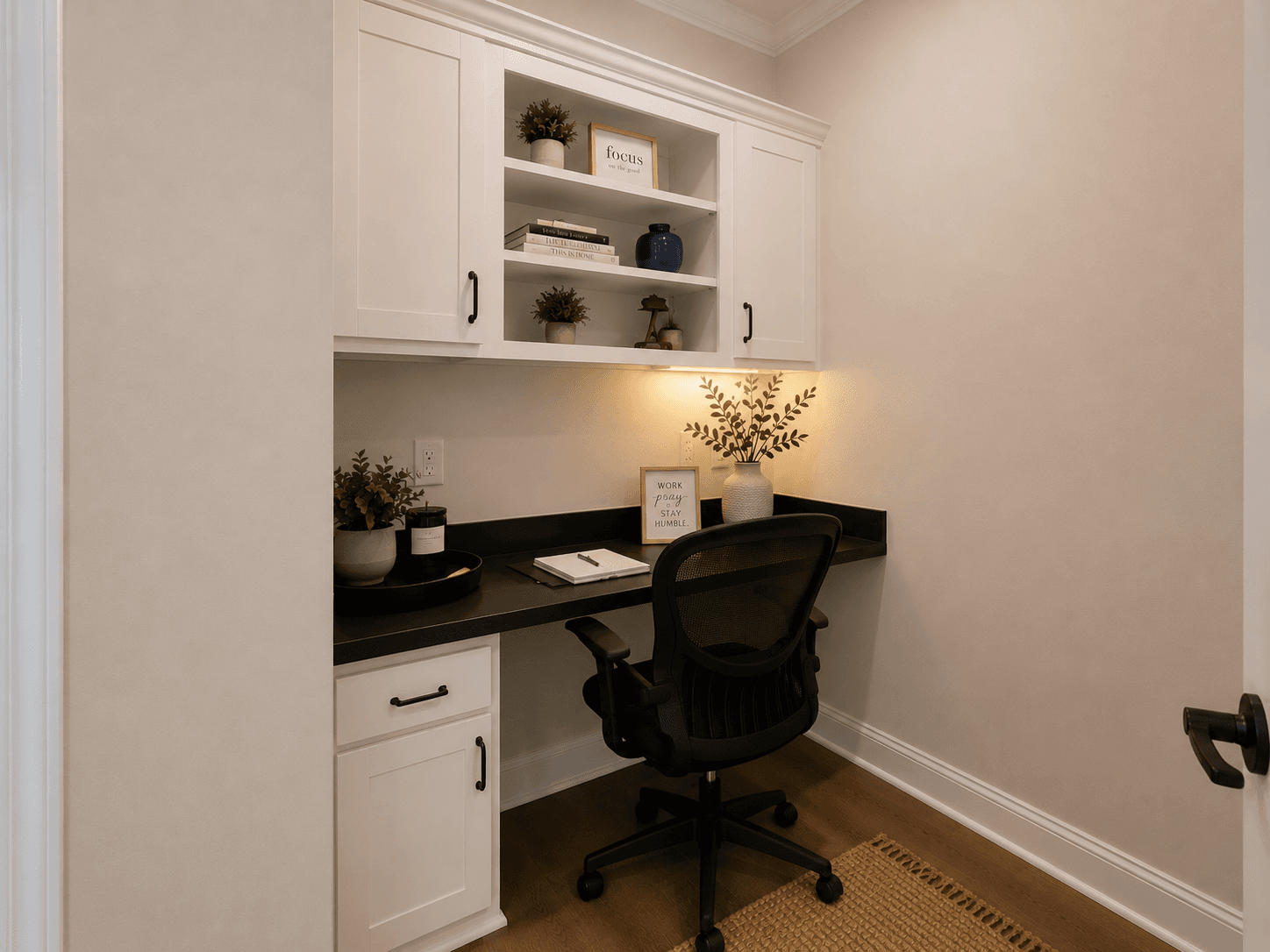 The riverview interior home features