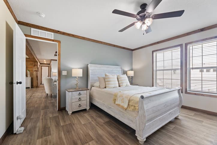 The reece by cavco moultrie bedroom home features