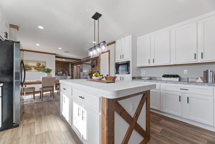 The reece by cavco moultrie kitchen home features