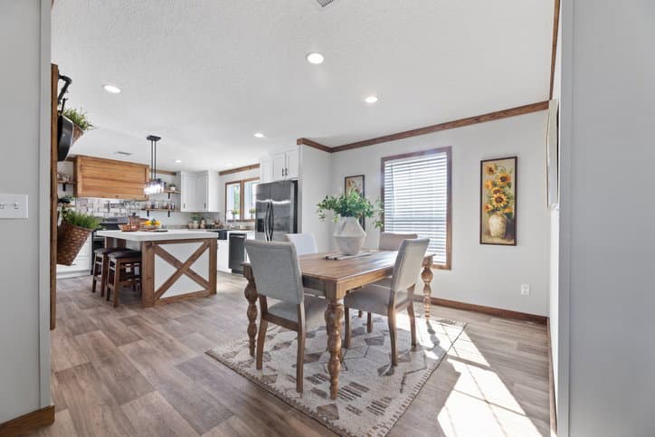 The reece by cavco moultrie interior home features